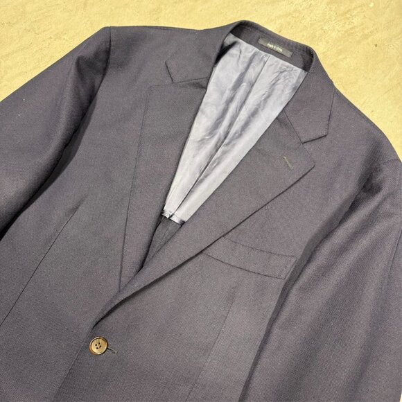 SuitSupply Blazer "Havana HL Int" Vitale Barberis Canonico Italy Wool Blue 42R - Picture 2 of 10